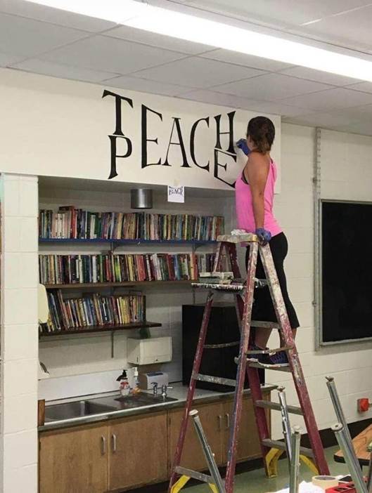 Teach = Peace