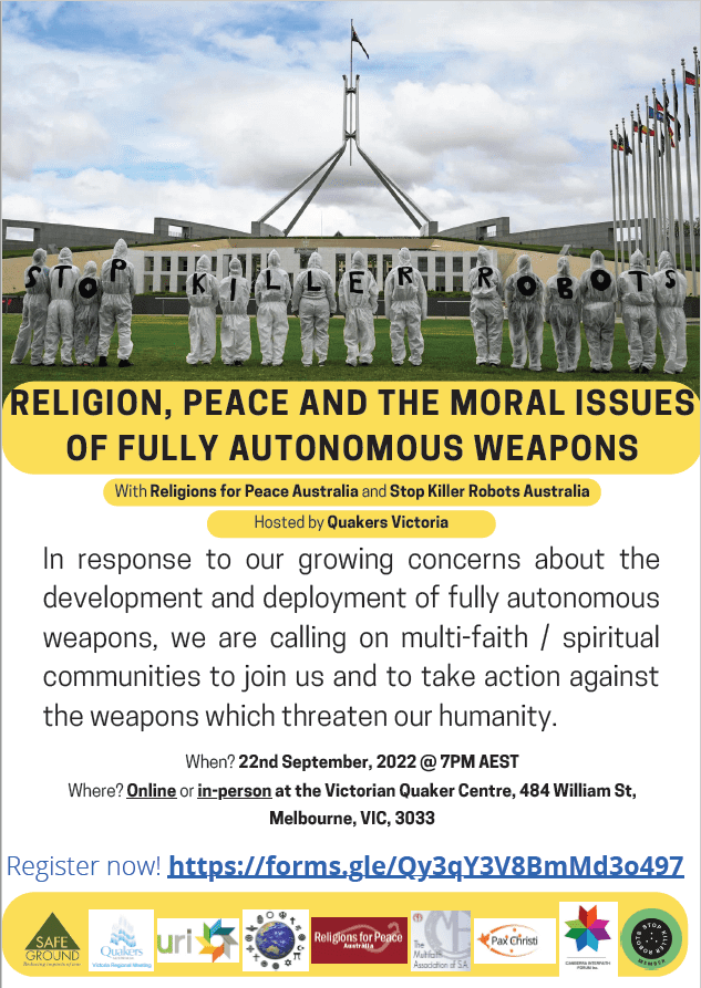Religion, Peace and the Moral Issues of Fully Autonomous Weapons